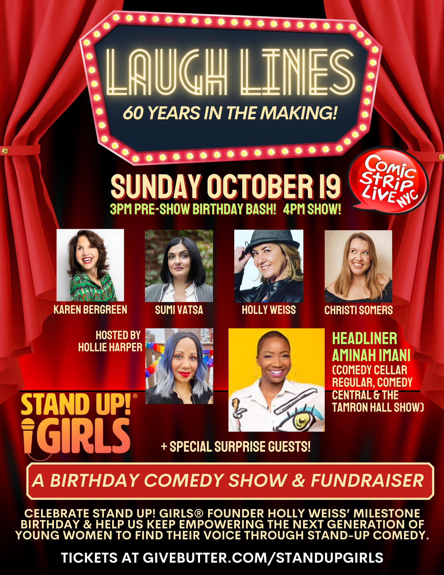 Flyer describing the show